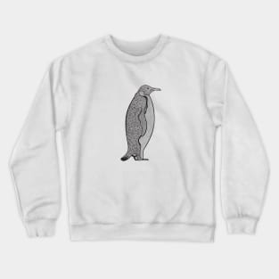 Emperor Penguin Ink Art - on light colors Crewneck Sweatshirt